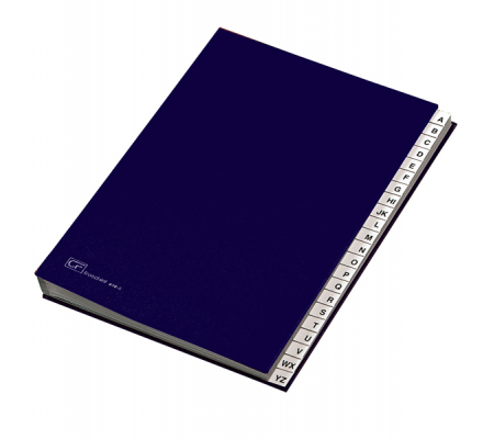 Classificatore alfabetico A/Z - 640E - 24 x 34 cm - blu - Fraschini - 640E-BLU - 8027032017044 - DMwebShop