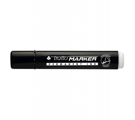 Marcatore permanente Marker - punta tonda - 2,5 mm - nero - conf. 12 pezzi - Tratto - 841103 - 8000825003943 - DMwebShop