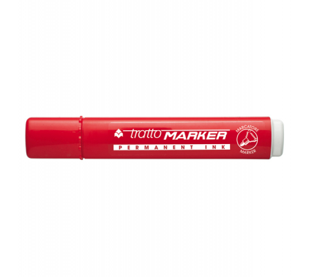 Marcatore permanente Marker - punta tonda - 2,5 mm - rosso - Tratto - 841102 - 8000825003929 - DMwebShop