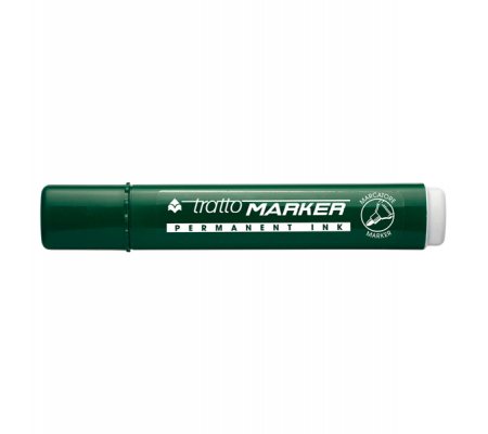 Marcatore permanente Marker - punta tonda - 2,5 mm - verde - conf. 12 pezzi - Tratto - 841104 - 8000825003967 - DMwebShop