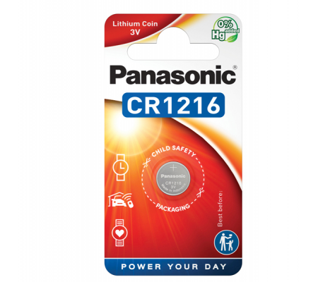 Micropila CR1216 - litio - blister 1 pezzo - Panasonic - C301216 - 5410853010210 - DMwebShop