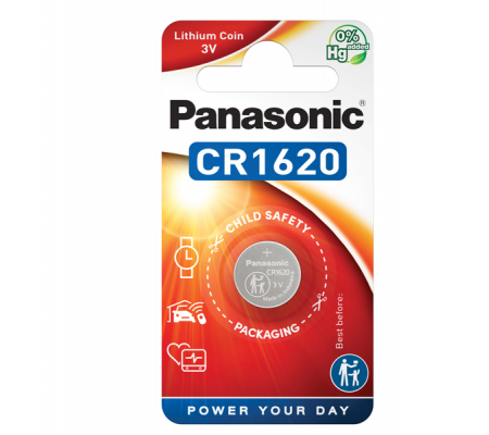 Micropila CR1620 - litio - blister 1 pezzo - Panasonic - C301620 - 5025232068258 - DMwebShop