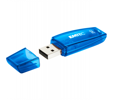 Memoria USB 2.0 - Blu - 32 Gb - Emtec - ECMMD32GC410 - 3126170110640 - DMwebShop