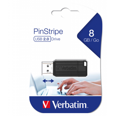 Memoria Usb - Store'N'Go - Nero - 8 Gb - Verbatim - 49062 - 023942490623 - DMwebShop