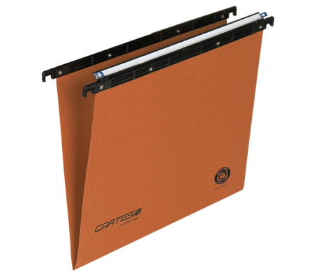 Cartella sospesa Cartesio - cassetto - interasse 33 cm - fondo V - 31,2 x 25 cm - arancio - Bertesi - 100/330-B2 - 8058983260661 - DMwebShop