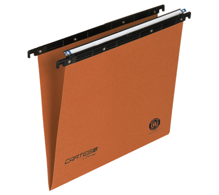 Cartella sospesa Cartesio - cassetto - interasse 39 cm - fondo V - 37 x 25 cm - arancio - Bertesi - 100/395-B2 - 8058983260791 - DMwebShop