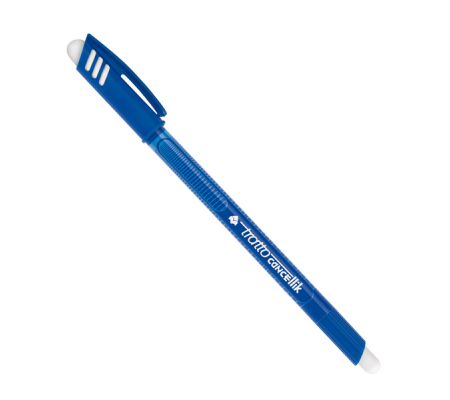 Penna a sfera cancellabile Cancellik - punta 1 mm - blu - conf. 12 pezzi - Tratto - 826101 - 8000825826115 - DMwebShop