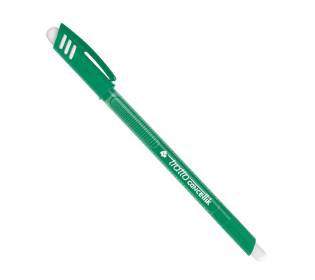 Penna a sfera cancellabile Cancellik - punta 1 mm - verde - Tratto - 826104 - 8000825826047 - DMwebShop