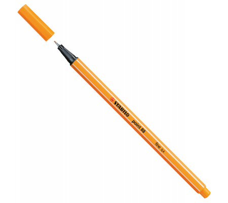 Fineliner Point 88 - tratto 0,4 mm - arancio 54 - conf. 10 pezzi - Stabilo - 88/54 - 4006381230896 - DMwebShop