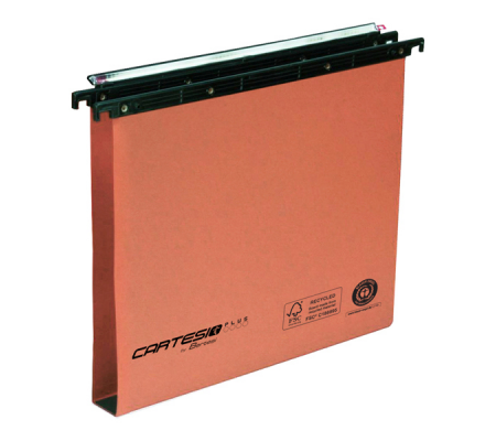 Cartella sospesa Cartesio Plus - cassetto - interasse 33 cm - fondo U 3 cm - 31,2 x 25 cm - arancio - Bertesi - 300/330 LINK 3-A2 - 8058983261217 - DMwebShop