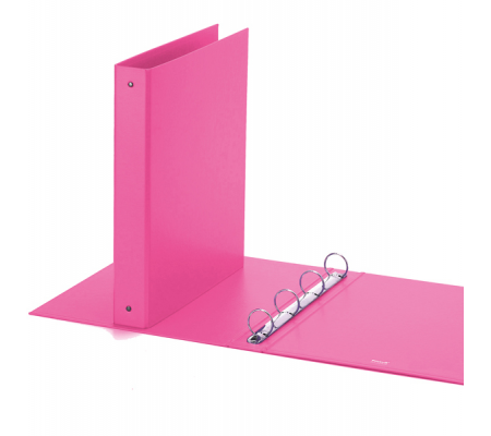 Raccoglitore Europa - 4 anelli tondi 30 mm - dorso 4 cm - f.to utile 22 x 30 cm - rosa - Favorit - 400051154 - 8006779037607 - DMwebShop