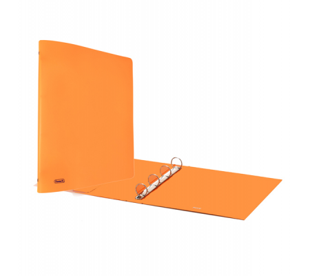 Raccoglitore Europa Neon - 4 anelli tondi 30 mm - dorso 4 cm - f.to utile 22 x 30 cm - arancio neon - Favorit - 400052715 - 8008840000589 - DMwebShop