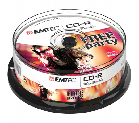 CD-R - 80min - 700mb - Emtec - ECOC802552CB - 3126170114495 - DMwebShop