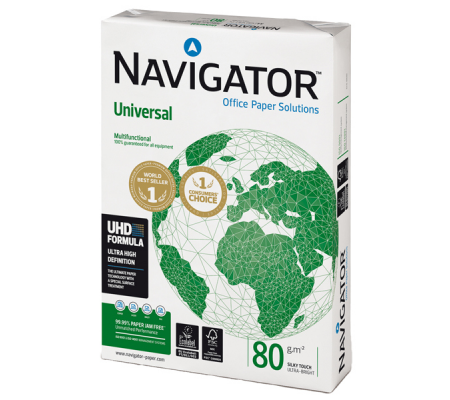 Carta Universal - A3 - 80 gr - bianco - conf. 500 fogli (297 x 420 mm) - Navigator - 428X80B042297 - 5602024006126 - DMwebShop