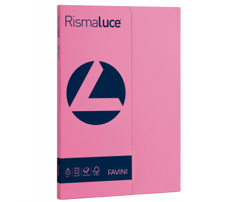 Carta Rismaluce Small - A4 - 90 gr - ciclamino 58 - conf. 100 fogli - Favini - A69F144 - 8007057615142 - DMwebShop