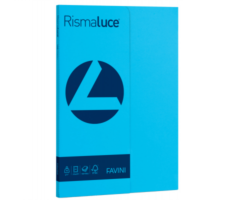 Carta Rismaluce Small - A4 - 90 gr - azzurro 55 - conf. 100 fogli - Favini - A69G144 - 8007057615159 - DMwebShop