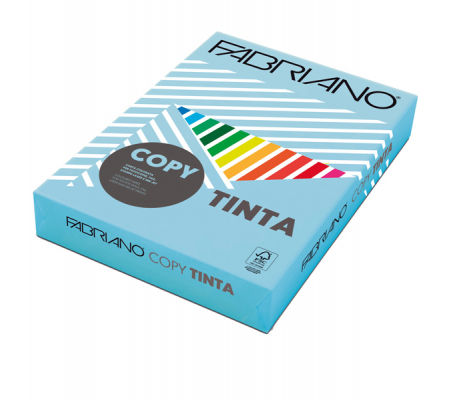 Carta Copy Tinta - A4 - 80 gr - colori forti cielo - conf. 500 fogli - Fabriano - 68821297 - 8001348159988 - DMwebShop