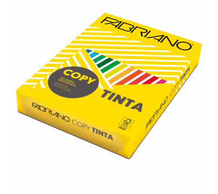 Carta Copy Tinta - A3 - 80 gr - colori forti giallo - conf. 250 fogli - Fabriano - 60629742 - 8001348134022 - DMwebShop