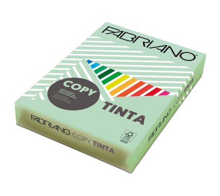 Carta Copy Tinta - A4 - 80 gr - colore tenue acquamarina - conf. 500 fogli - Fabriano - 61221297 - DMwebShop