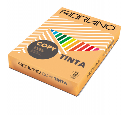 Carta Copy Tinta - A4 - 80 gr - colore tenue albicocca - conf. 500 fogli - Fabriano - 61321297 - DMwebShop