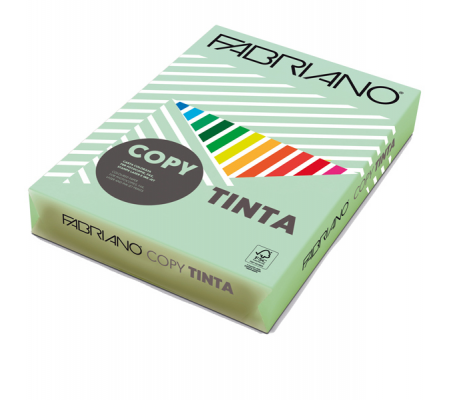 Carta Copy Tinta - A4 - 80 gr - colore tenue verde chiaro - conf. 500 fogli - Fabriano - 66121297 - DMwebShop