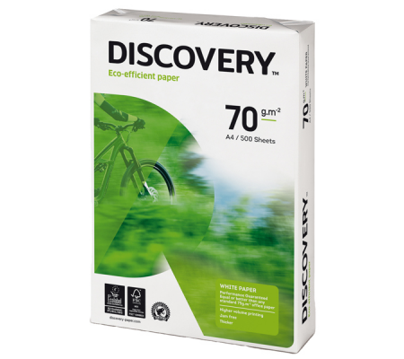 Carta Discovery 70 - A4 - 70 gr - bianco - conf. 500 fogli - Discovery70A4 - 5602024334854 - DMwebShop