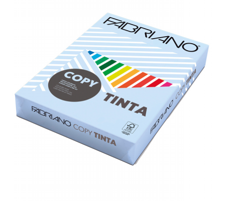 Carta Copy Tinta - A3 - 160 gr - colori tenui celeste - conf. 125 fogli - Fabriano - 61116042 - 8001348154655 - DMwebShop