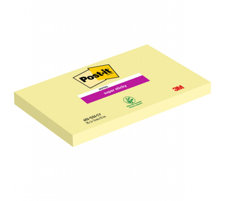 Blocco foglietti Super Sticky - giallo Canary - 76 x 127 mm - 90 fogli - Post-it - 7100290175 - 4064035065850 - DMwebShop