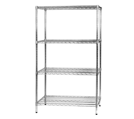 Kit scaffale Archimede - 4 ripiani - acciaio cromato - 60 x 90 x 160 cm - Serena Group - 4X609016 - 8032937535661 - DMwebShop