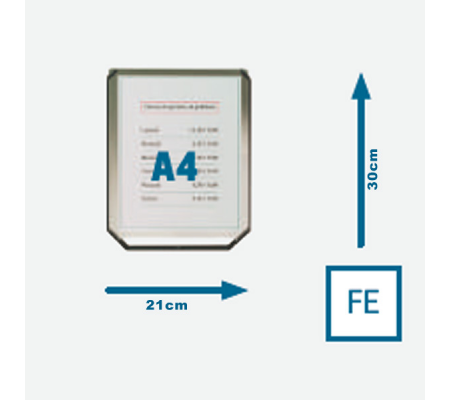 Display verticale - A4 - per colonnine 600 G - Stilcasa - F476490. - 8033630004041 - DMwebShop