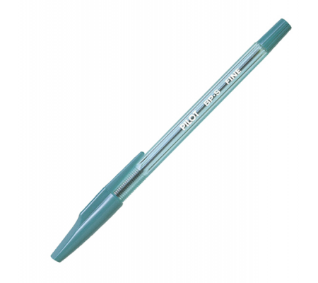 Penna a sfera BP S - punta fine 0,7 mm - verde - conf. 12 pezzi - Pilot - 001609 - 4902505084591 - DMwebShop