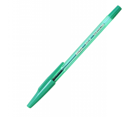 Penna a sfera BP S - punta media 1 mm - verde - conf. 12 pezzi - Pilot - 001633 - 4902505084652 - DMwebShop