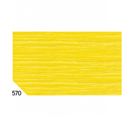 Carta crespa - 50 x 250 cm - 48 gr/m2 - giallo 570 - conf. 10 rotoli - Rex Sadoch - KR363-570 - DMwebShop