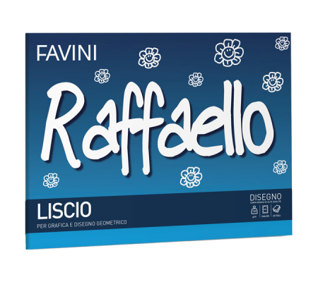 Album Raffaello - 24 x 33 cm - 100 gr - 20 fogli liscio - conf. 10 pezzi - Favini - A103614 - 8007057315011 - DMwebShop