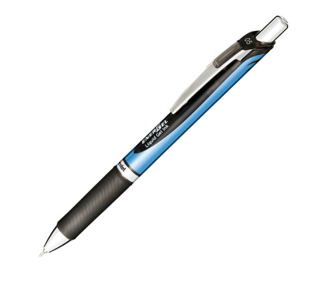 Roller a scatto Energel XM Click - punta 0,5 mm - nero - conf. 12 pezzi - Pentel - BLN75-AO - 4902506070883 - DMwebShop