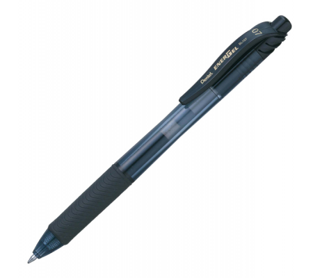 Roller a scatto Energel x BL107 - punta 0,7 mm - nero - Pentel - BL107-AX - 884851006745 - DMwebShop