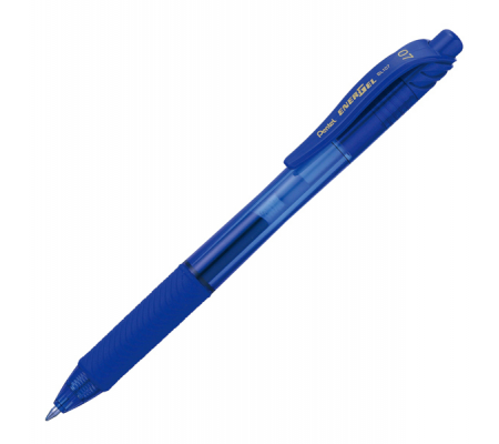 Roller a scatto Energel x BL107 - punta 0,7 mm - blu - Pentel - BL107-CX - 884851006806 - DMwebShop