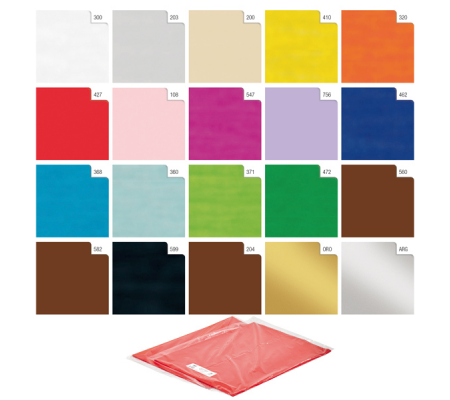 Carta velina - 50 x 70 cm - 20 gr - fucsia 547 - busta 26 fogli - Rex Sadoch - KV106547 - 4005063106474 - DMwebShop