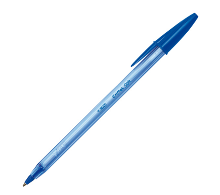 Penna a sfera con cappuccio Cristal Soft - punta 1,2mm - blu - conf. 50 pezzi - Bic - 951434 - 3086123355361 - DMwebShop