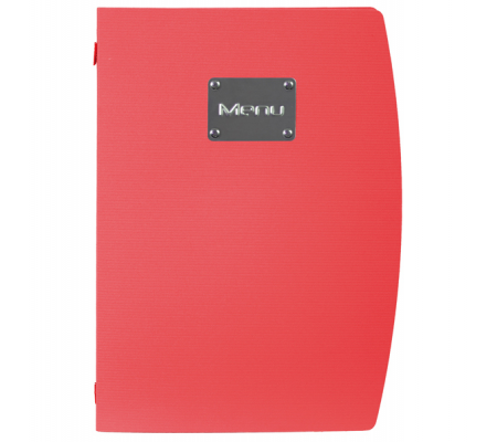 Portamenu' Rio - A4 - 24 x 34 cm - rosso - 1 inserto doppio incluso - Securit - MC-RCA4-RD - 8718226497512 - DMwebShop