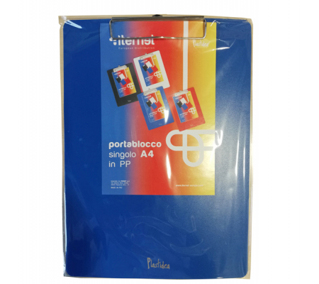 Portablocco con molla in metallo - copertina in PPL - A4 - blu - Iternet - 7071BL - 8028422370718 - DMwebShop