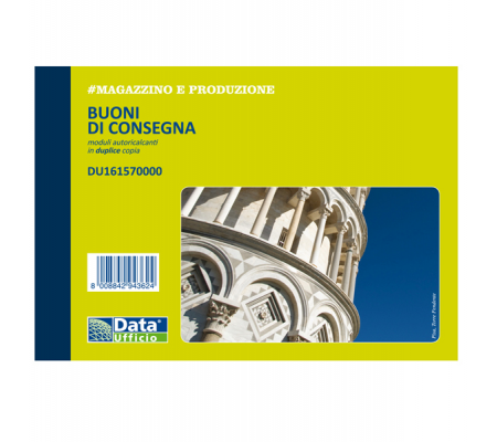 Blocco buoni di consegna - 50-50 copie autoricalcanti - 11,5 x 16,5 cm - conf. 5 pezzi - Data Ufficio - DU161570000 - 8008842585077 - DMwebShop