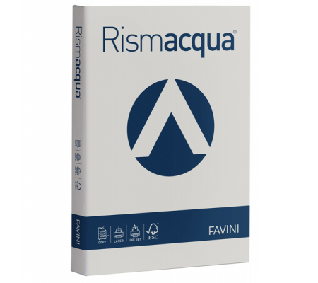 Carta Rismacqua - A4 - 200 gr - ghiaccio 12 - conf. 125 fogli - Favini - A67U104 - 8007057618648 - DMwebShop