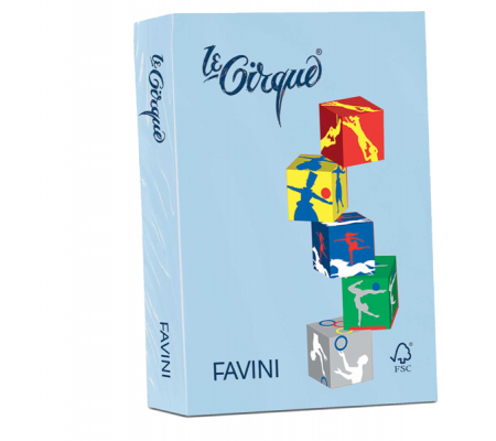 Carta Le Cirque - A4 - 160 gr - azzurro pastello 106 - conf. 250 fogli - Favini - A747304 - 8025478322661 - DMwebShop