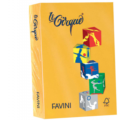 Carta Le Cirque - A4 - 160 gr - giallo oro 201 - conf. 250 fogli - Favini - A74H304 - 8025478320773 - DMwebShop