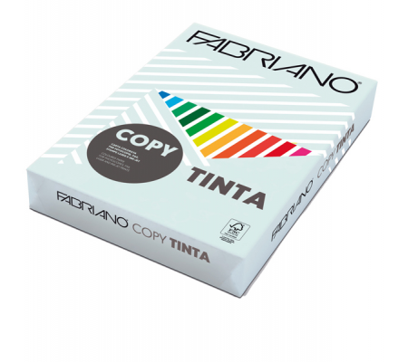 Carta Copy Tinta - A3 - 80 gr - colore tenue celeste chiaro - conf. 250 fogli - Fabriano - 66329742 - 8001348154327 - DMwebShop