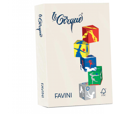 Carta Le Cirque - A3 - 80 gr - avorio pastello 110 - conf. 500 fogli - Favini - A71Q353 - 8025478321244 - DMwebShop