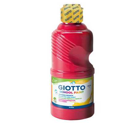 Tempera pronta - 250 ml - rosso - Giotto - 530808 - 8000825005220 - DMwebShop