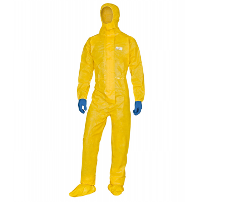 Tuta di protezione Deltachem - taglia XL - giallo - Deltaplus - DT300XG - 3295249192921 - DMwebShop