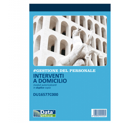 Blocco interventi a domicilio del cliente - 50-50 copie autoricalcanti - 21,5 x 14,8 cm - Data Ufficio - DU16577C000 - 8008842585367 - DMwebShop